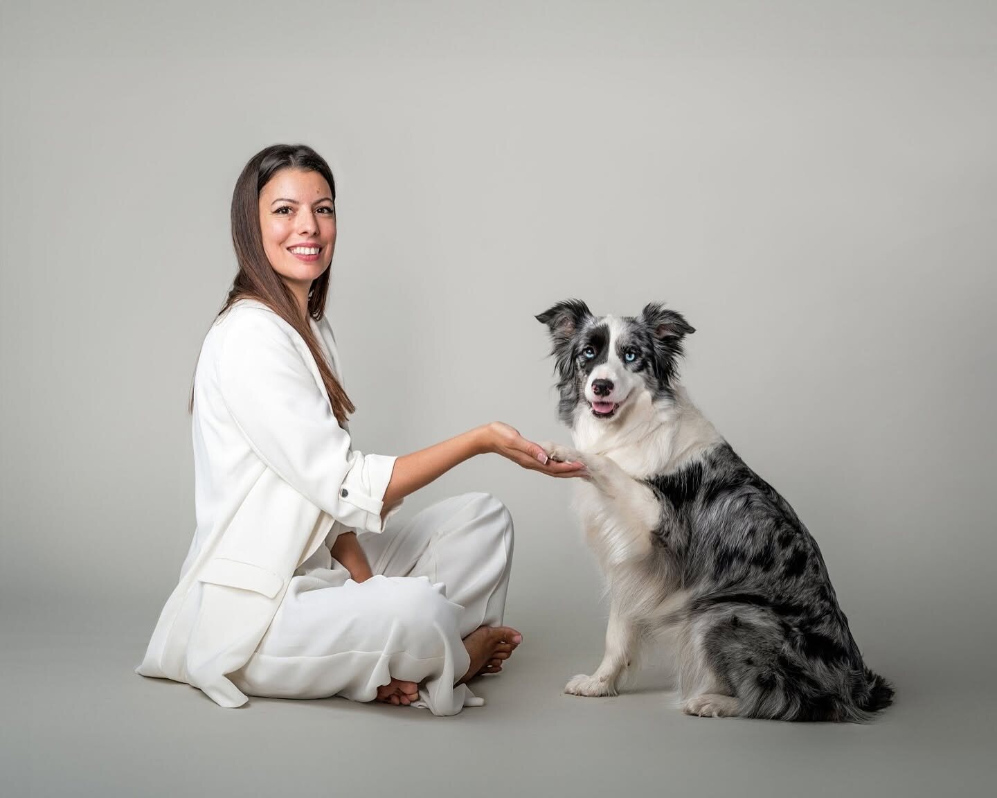 Vanja Knežević i Iskra, blue merle border collie iz uzgajivačnice From House of Sparkle